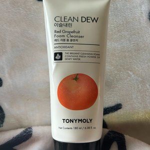 TONYMOLY Clean Dew Foam Cleanser, Red Grapefruit